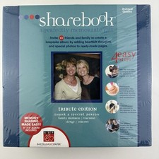 Sharebook Scrapbook Keepsake Album Tribute Edition Blue New Sealed