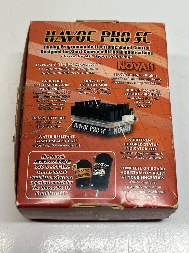 Team Novak Havoc Pro SC 1/10 Brushless ESC Speed Controller NEW Bi - Image 2 of 4