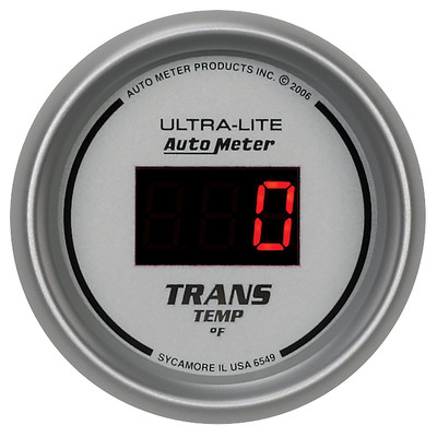 AutoMeter 6549 Ultra-Lite Digital 2-1/16 Transmission Temperature Gauge, 0-340 F