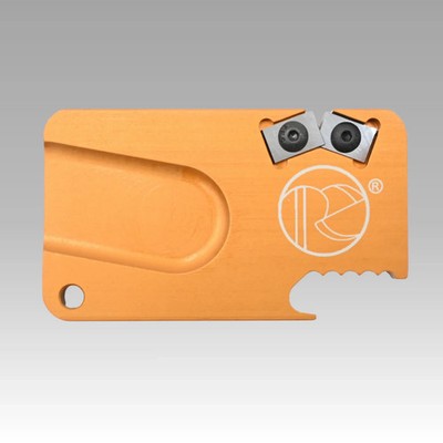 Redi Edge Pocket Sharpener For Knives Blades Orange Consistent Double Edges USA