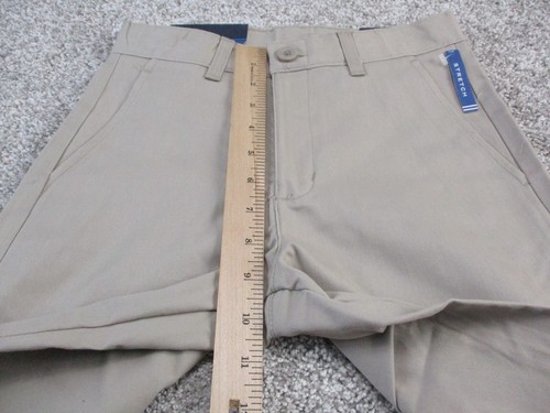 Nautica Shorts Khaki Adjustable Waist with Stretch School Uniform 14 Slim NWT - Picture 3 of 8
