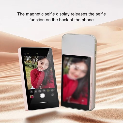 Wireless Magnetic Vlog Display Monitor for iPhone Selfie/Live Video Screen - Picture 3 of 8