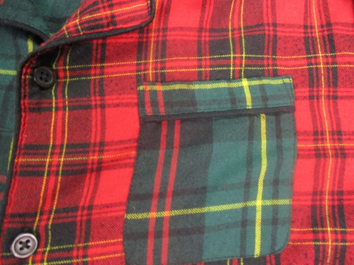 Gap Kids Pendleton Shirt Boys 12 Red Green Plaid Sleep Flame Resistant - Picture 4 of 15