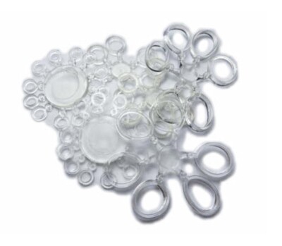 Elastic Silikon Silicone Bait Bands Haken Ring Pellet Ring Method Feeder Behr