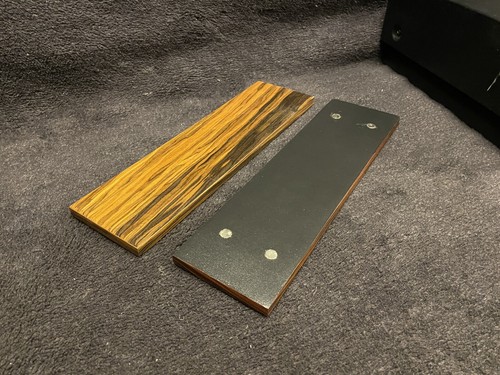 Pannelli laterali in legno per amplificatore stereo Harman Kardon HK610 impiallacciatura palissandro - Foto 9 di 9