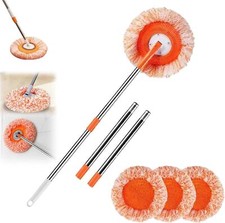 Telescopic Bathroom Mop Bath Shower Tile Cleaning Kit Floor Brush Cleaner Tool