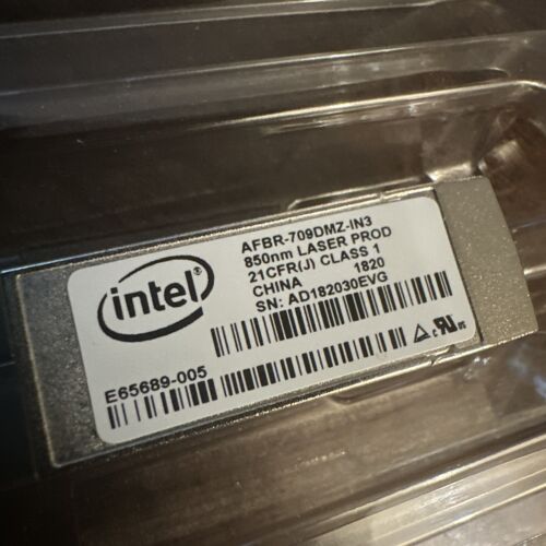 Original Intel 10GB FC SFP+ 850nm Transceiver-Modul AFBR-709DMZ-IN3 Dell XYD50 - Bild 3 von 5