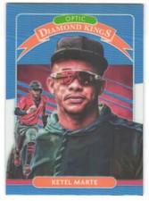 2020 Donruss Optic Ketel Marte #28 Carolina Blue and White