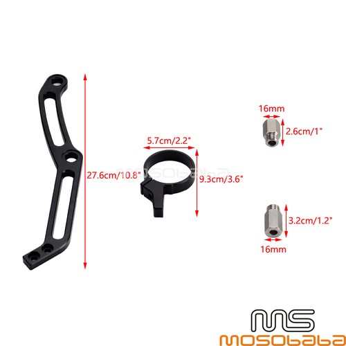 Remote Reservoir Mount Kits For Harley '14-Up Touring Electra Glide Street Glide - Foto 3 di 9