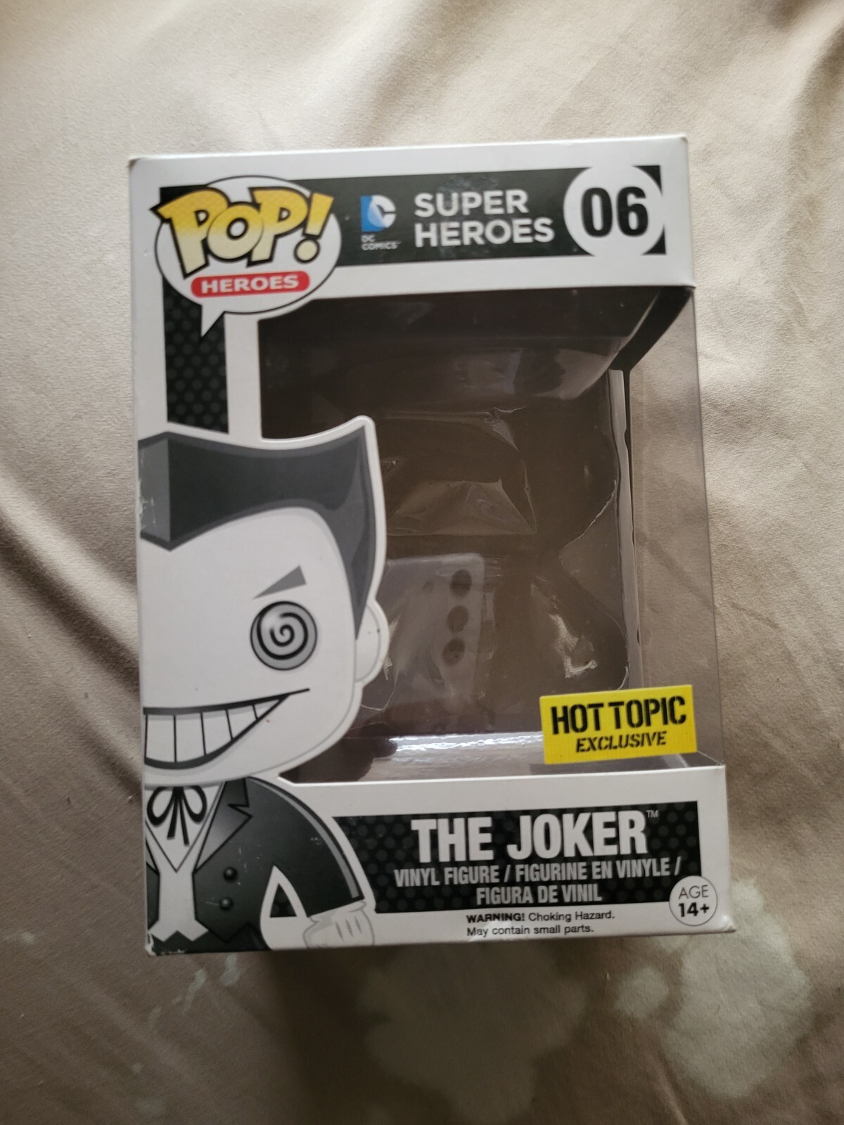 Funko Pop!: Dc Comics - The Joker - (Black And White) - Ht (Box Only!!!)