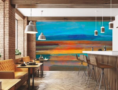 Papier Peint Mural Autocollant 3D N503, Motif Michael Tienhaara Amy, Coloré, Neuf