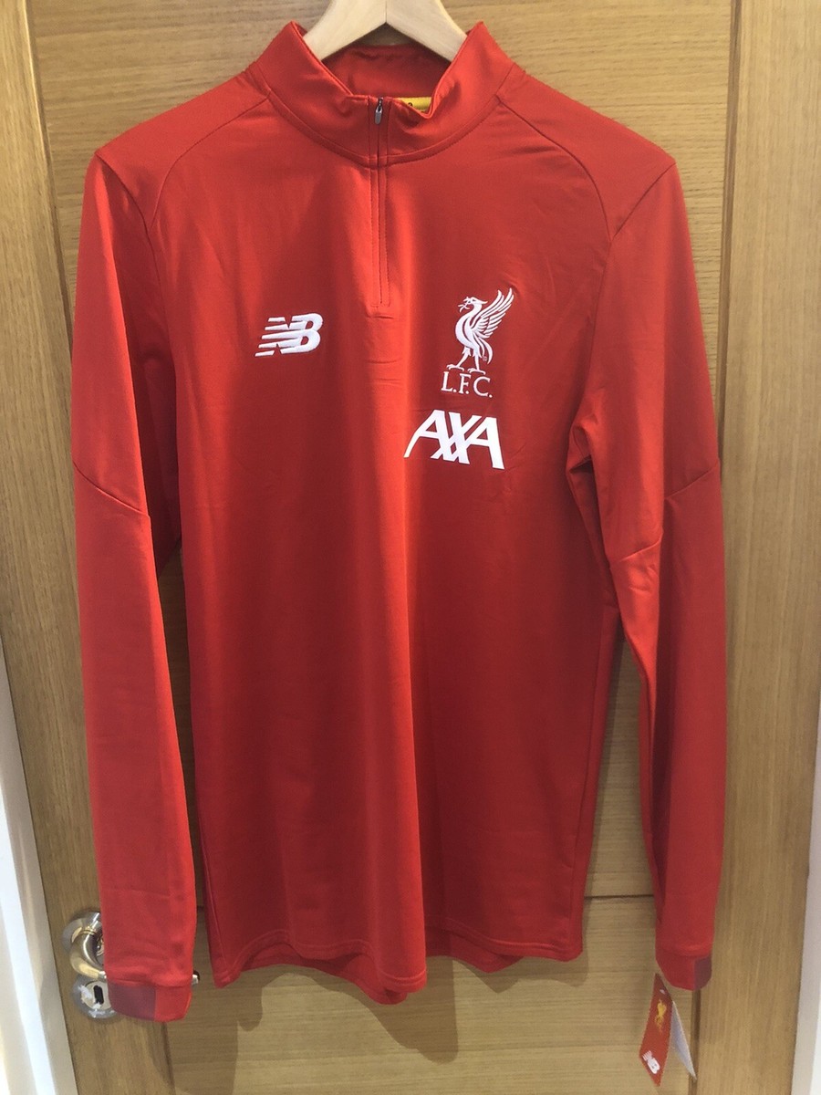 Liverpool FC New Balance トレーニングトップ 2019-20 Liverpool New Balance 1/4 Zip Training Top - 6/10 - (S)