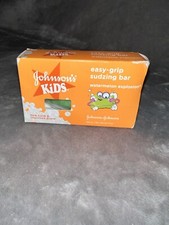 Johnson's Kids Easy Grip Sudzing Soap Bar Watermelon Explosion 1 Bar 2.46oz New