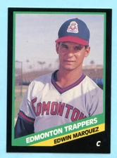 1988 CMC - Trappers Pac. Coast League -  Edmonton - Edwin Marquez- Box 198