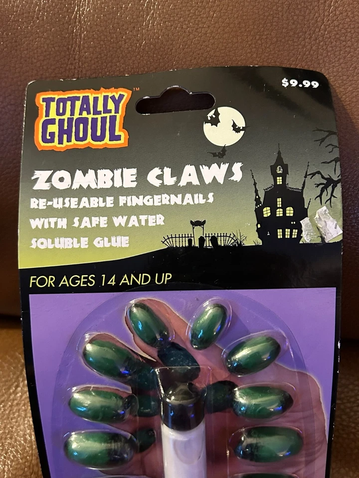 Totally Ghoul Zombie Claws NIP Never Opened Halloween Cosplay - Image 2 of 4