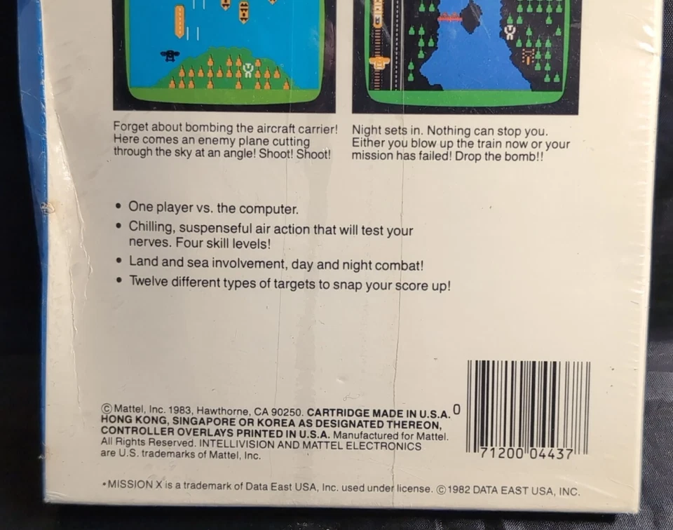 Mission-X - Mattel Intellivision - New Sealed (Read Description) 1983 - Image 4 of 4