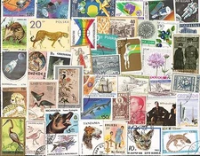 GRAB BAG OF 50 POSTAGE  STAMPS MY CHOICE