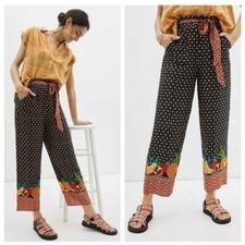 NWT Anthropologie Farm Rio Tucker Paper Bag Pants Size Small Z73-54