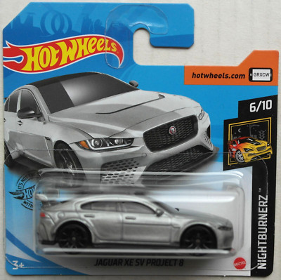 Hot Wheels Jaguar XE SV Project 8 silbermetallic Neu/OVP Mattel HW Auto Car