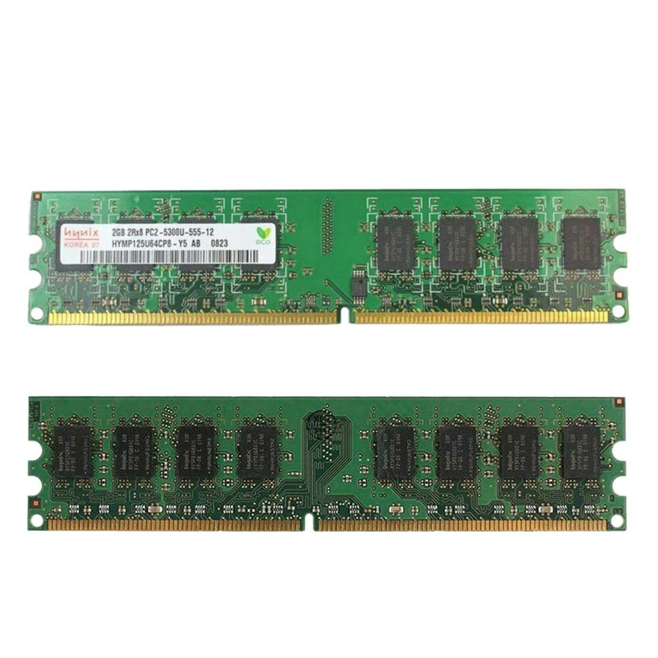 8GB 4x 2GB 1GB DDR2 667MHz PC2-5300U 240Pin DIMM Desktop Memory SDRAM Hynix BT - Image 3 of 4