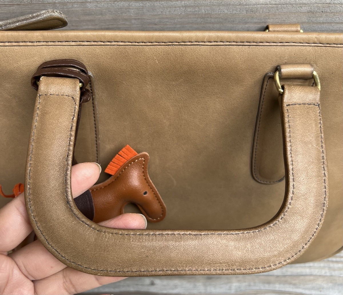 バッグ 60's Special Vintage COACH NY OLDCOACH 60s Vintage Coach NYC Handle Portfolio bag, Putty | eBay