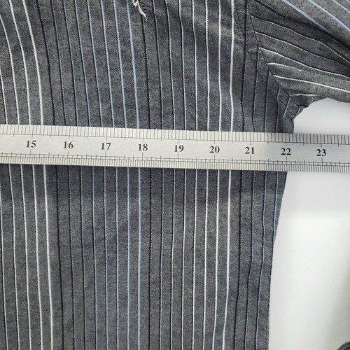 Christopher Wicks English Laundry Independence Shirt Mens Large Gray Embroidered - Picture 14 of 16