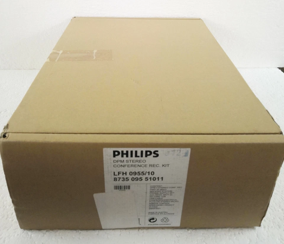 Philips Pocket Memo LFH0955 - Digital Voice Recorder w conference and stereo mic - Image 2 of 4