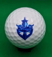Seattle Kraken logo golf ball - NHL - Hockey