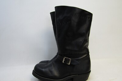 Cody James Mens Size 13 D Black Leather Buckle Cowboy  display picture 1