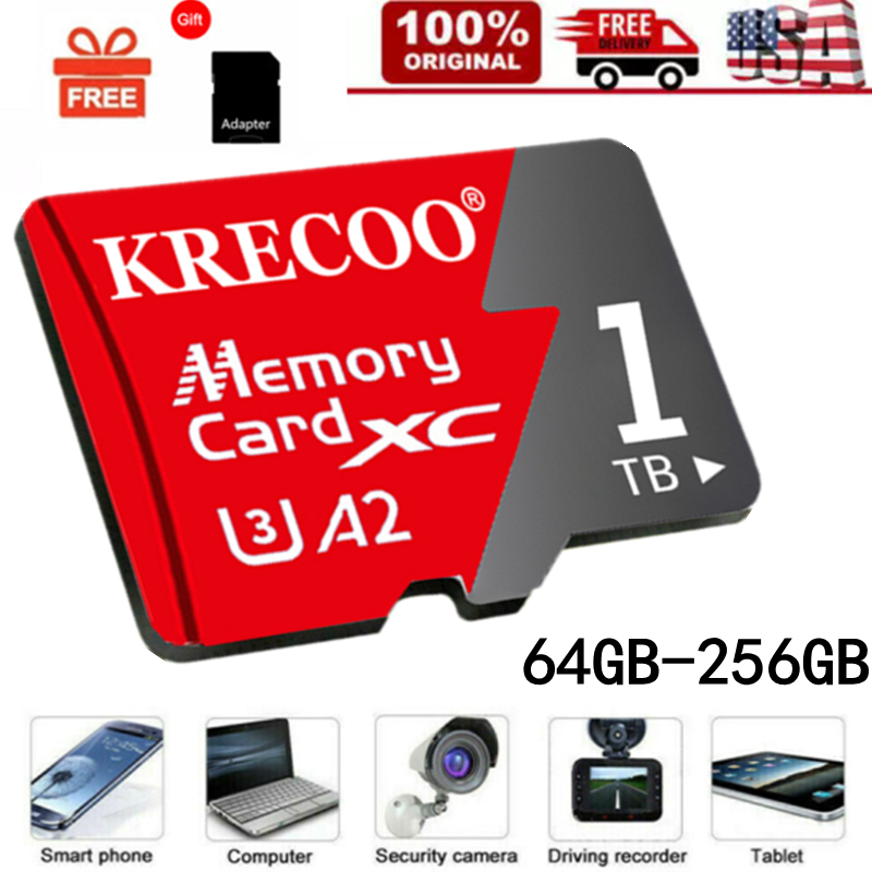 SD Card for Smartphones Tablets 1TB Memory Card 128GB 256GB High Speed Class10-image