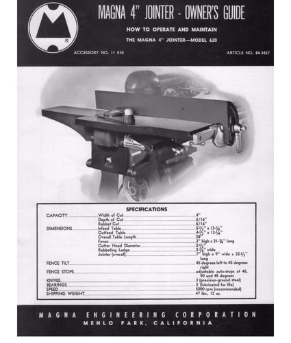 Shopsmith Magna 4\