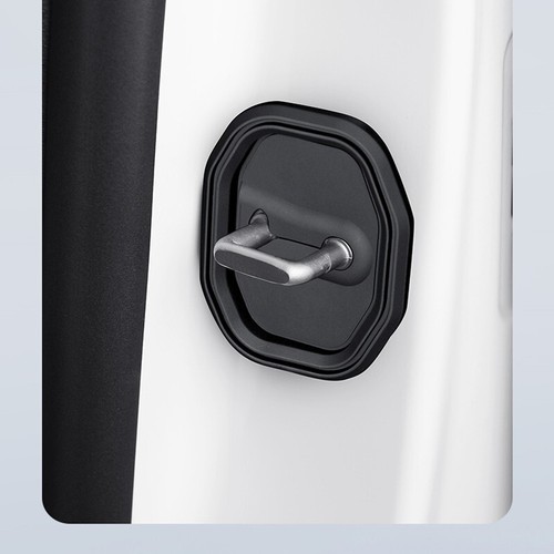 Protector de cerradura de puerta de silicona 4 piezas cubierta amortiguadora para Jeep Grand Cherokee - Imagen 9 de 12