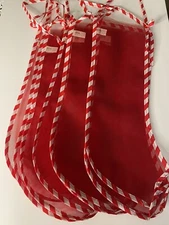 10pcs Net Empty 18" Mesh Christmas Stockings, Ready To Fill, FAST SHIPPING!!