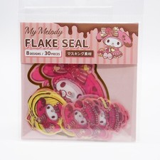 Sanrio JAPAN My Melody 2024 Flake Seal Stickers 8 Designs Total 30pcs