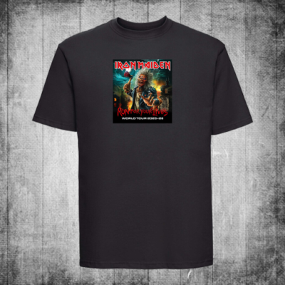 Iron Maiden t-shirt 2025 world tour run for your lives present
