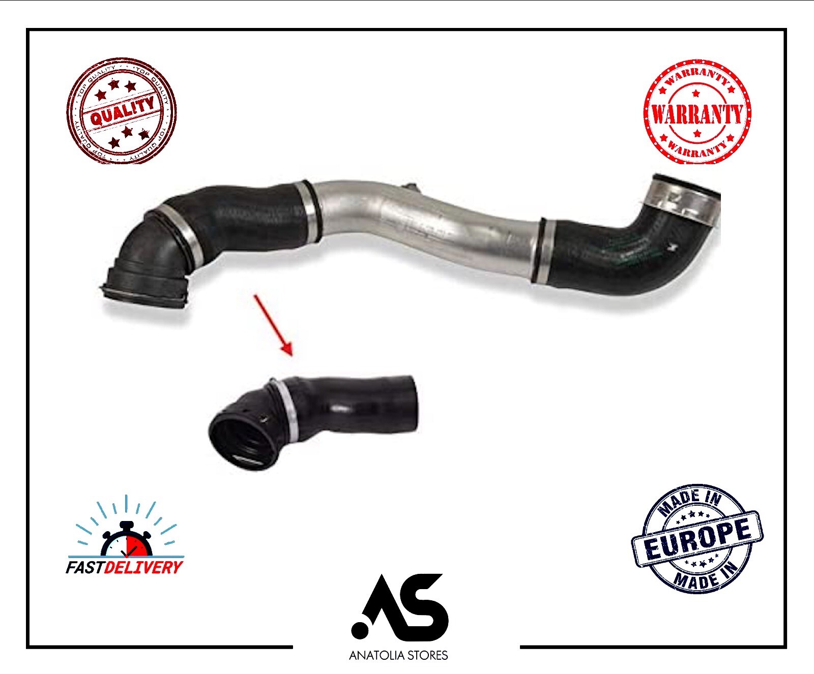 Intercooler Pipe Turbo Hose For Bmw E90 E91 E92 325D 330D 335D