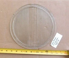 ANTIQUE TWIN BEAM MONOGRAM FLAT GLASS HEADLIGHT LENS OEM FOR 1926-28 ELCAR BIG 8