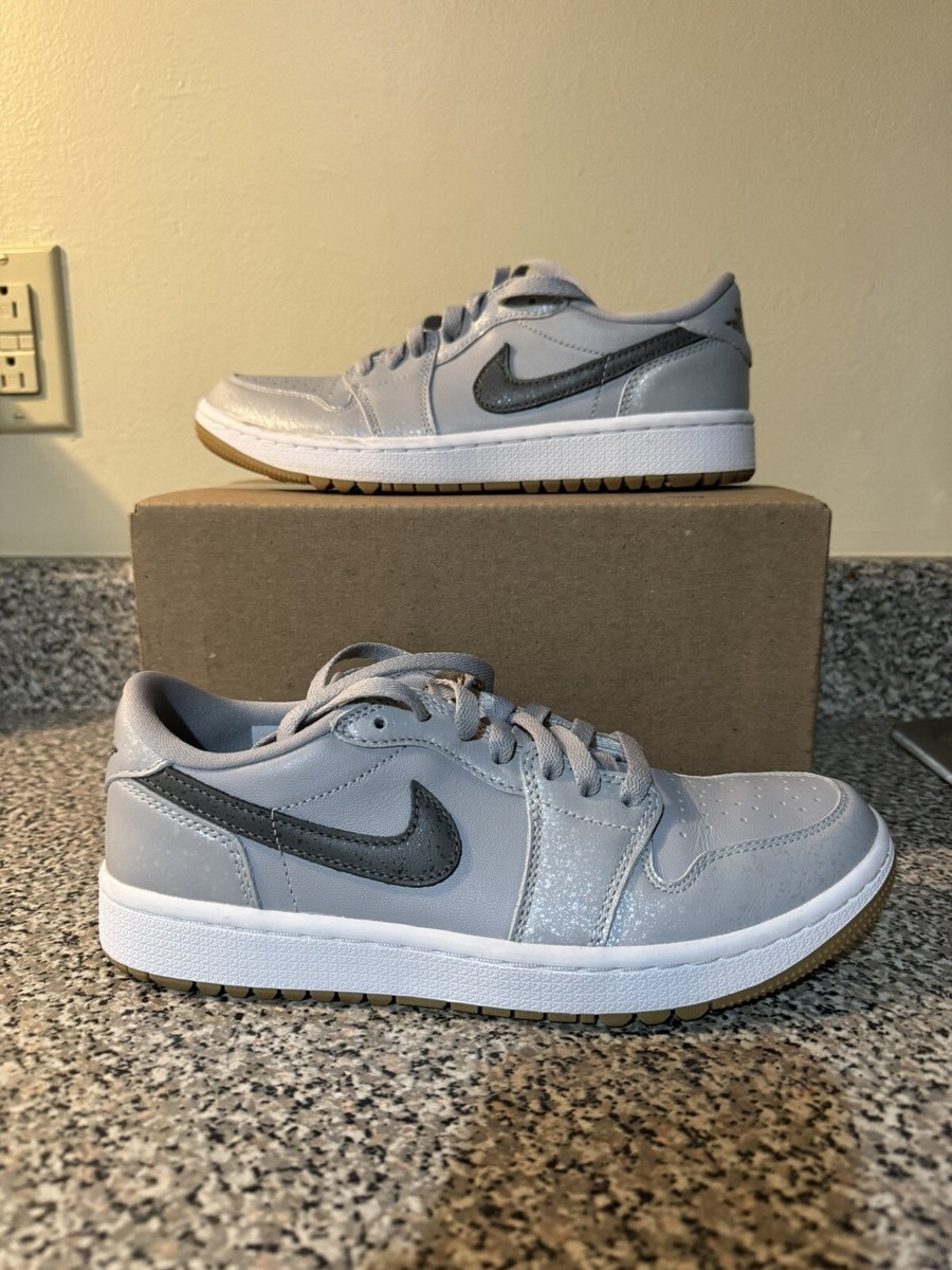 Nike Air Jordan 1 Retro Low Golf Shoes 'Wolf Grey Gum Nike Air Jordan 1 Retro Low Golf Shoes 'Wolf Grey Gum