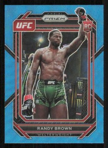 2023 Panini Prizm UFC Prizms Blue Wave #106 Randy Brown