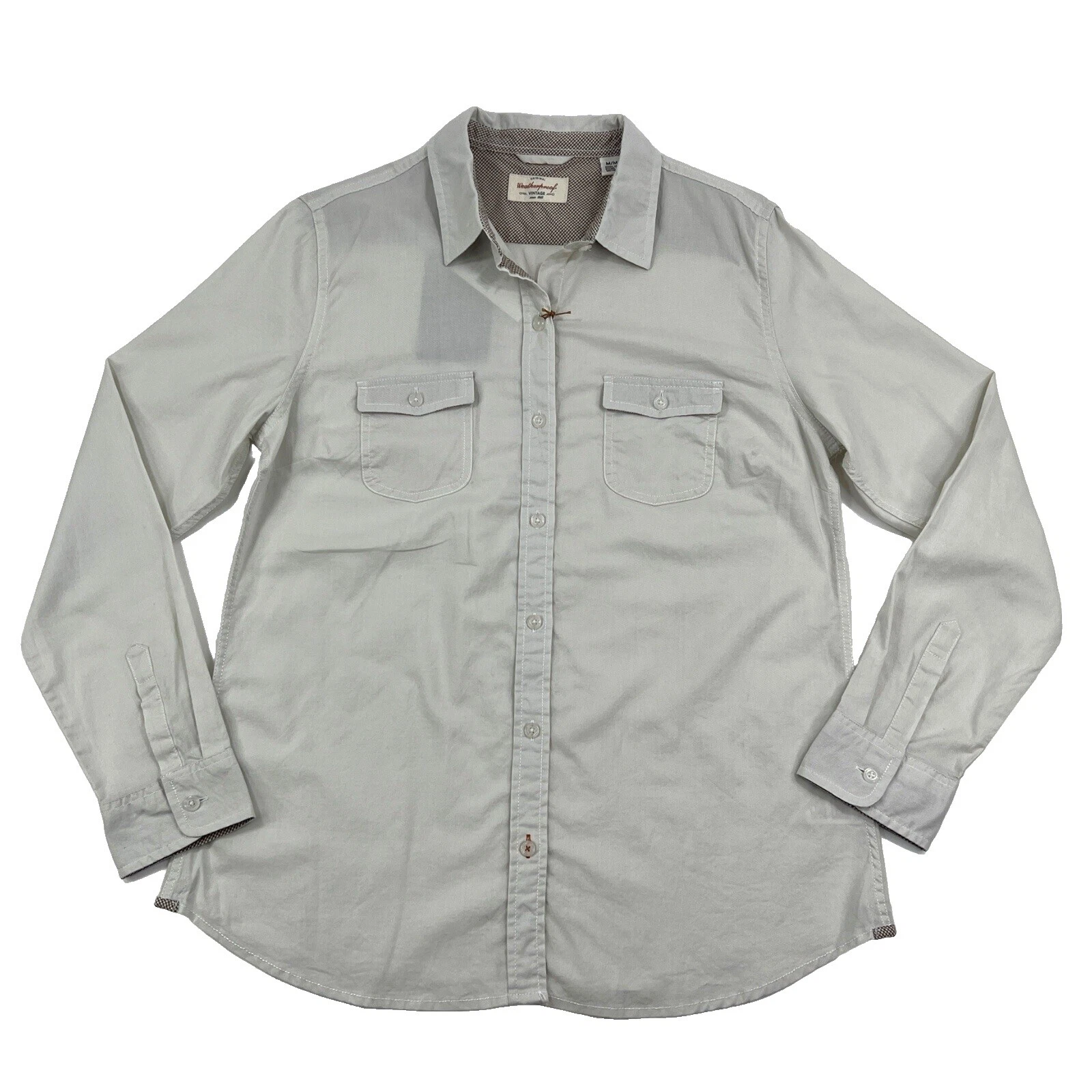 Tops Sólido Weatherproof para De mujer