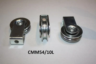 UNBRANDED//GENERIC 54MM PULLEY BLOCK WITH METAL WHEEL FOR 6mm ,8mm and 10mm ROPE , VERY STRONG