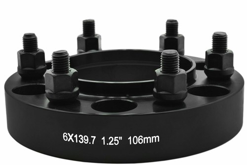 4PC 6X5.5 HUBCENTRIC WHEEL ADAPTER 1.25'' 6X139.7 W/ LUG NUTS FIT TOYOTA LEXUS - Picture 5 of 7