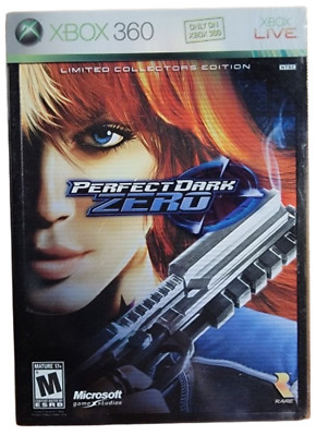 Perfect Dark Zero Limited Collector's Edition SteelBook (Xbox 360)  CIB Complete