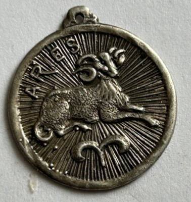 ZODIAC ARIES SILVER PENDANT - 20mm, 2.1g