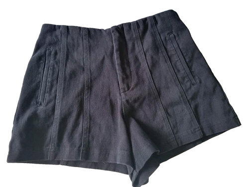 Zara Damen Shorts schwarz in schwarz Größe M