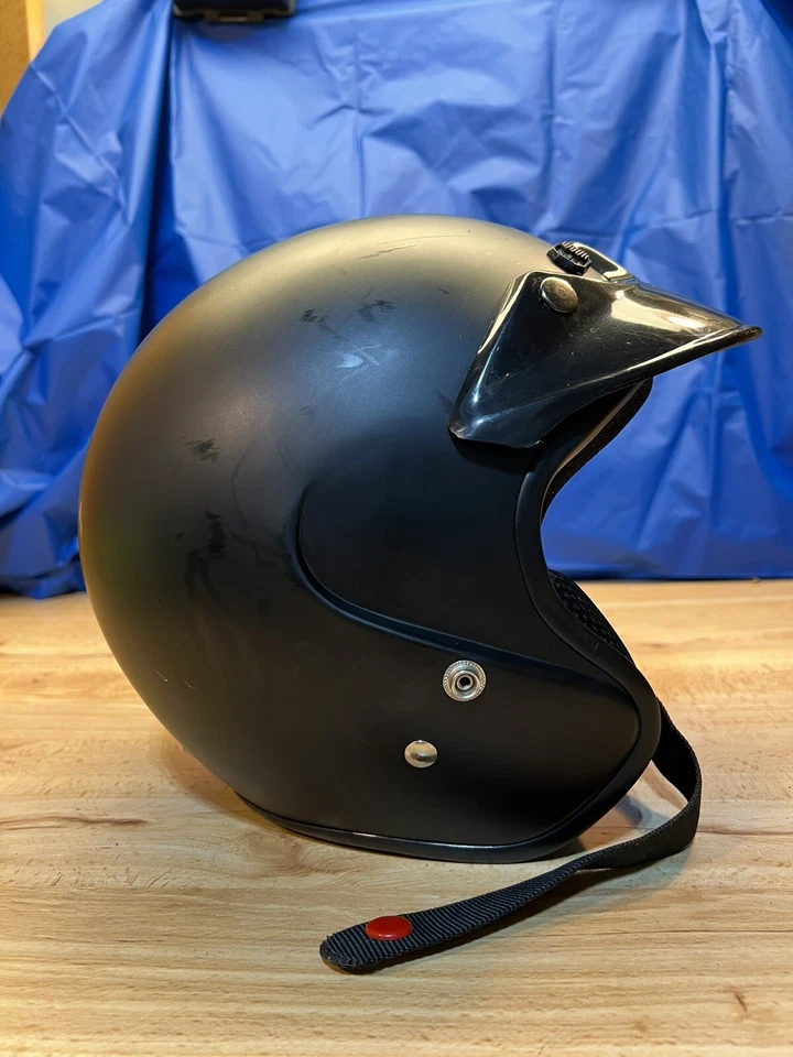 CASCOS CIBERNÉTICOS U-6 3/4 CASCO DE MOTO CARA ABIERTA - NEGRO MATE - XXL Foto 3 de 4