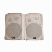 Pyle PDWR51BTWT Bluetooth Indoor Outdoor 5.25" Speaker System, White (2 Pack)