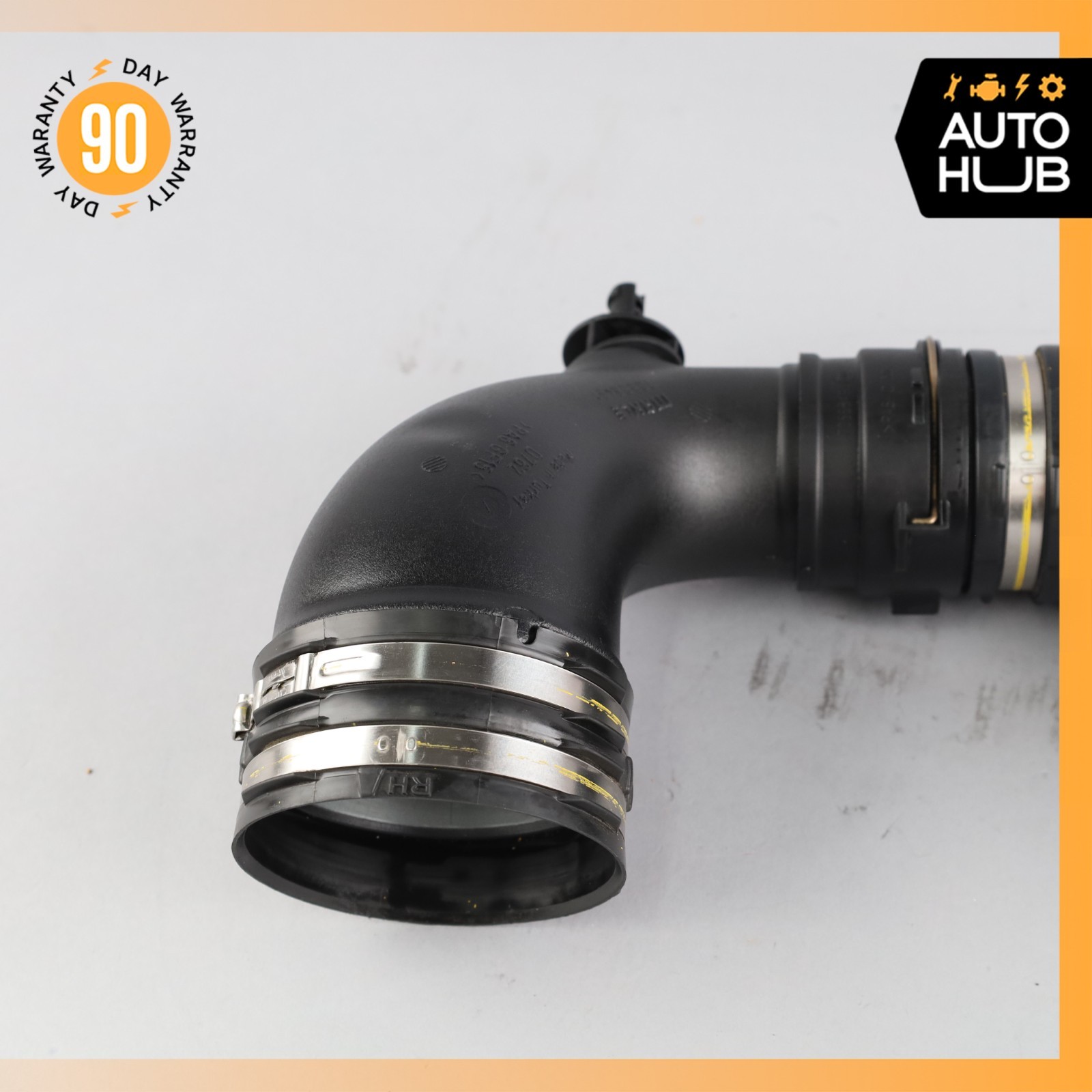 14-22 Maserati Quattroporte M156 Engine Left Air Intake Duct Pipe Hose Set OEM