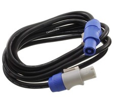 CablesOnline, 6ft. 16AWG Stage Lighting Fixture PowerConCompatible PowerThrou...