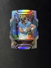 2021 Panini Select - Club Level Trevor Lawrence #243 Silver Prizm Die-Cut (RC)